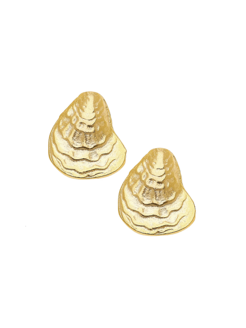 Oyster Stud Earring