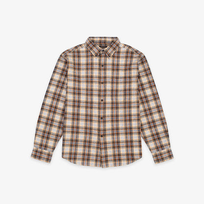 Pendleton Button Down Shirt - Brown Shadow Check