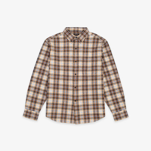 Pendleton Button Down Shirt - Brown Shadow Check