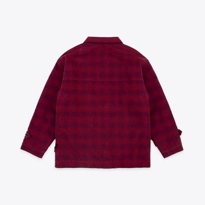 Pendleton Lined Hunting Jacket - Burgundy Plaid