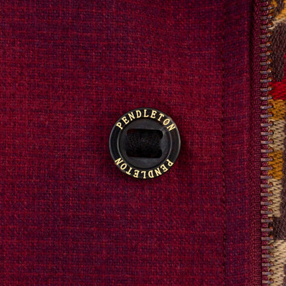 Pendleton Lined Hunting Jacket - Burgundy Plaid