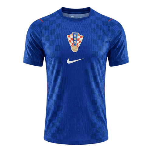 Player Version Croatia Away Soccer Jersey World Cup 2026 Blue