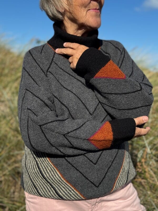 Profil sweater by Hanne Falkenberg, knitting pattern Knitting patterns Hanne Falkenberg