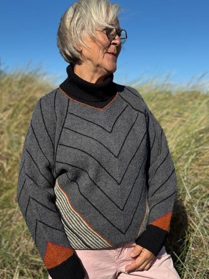 Profil sweater by Hanne Falkenberg, knitting pattern Knitting patterns Hanne Falkenberg