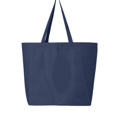 Q-Tees Jumbo Canvas Tote Bag