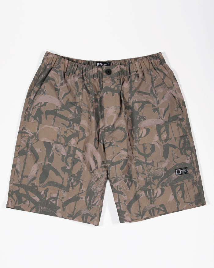 Raid Packable Short - Khaki Algae