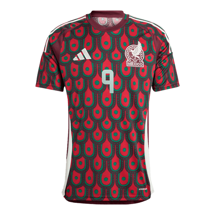 RAUL #9 Mexico Soccer Jersey Home Custom Shirt 2024