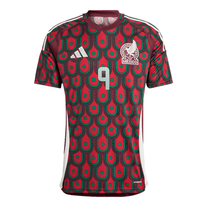 RAUL #9 Mexico Soccer Jersey Home Custom Shirt 2024