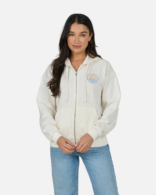 Rays Zip Hoody - Off White