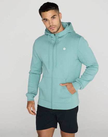 Relentless Zip Hoodie in Fresh Green