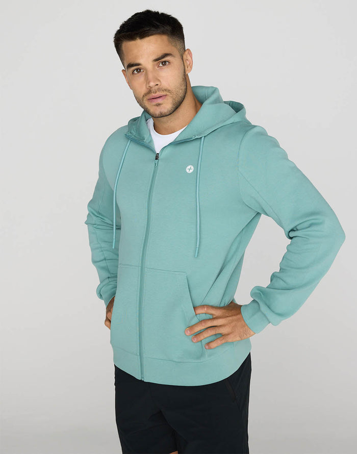Relentless Zip Hoodie in Fresh Green