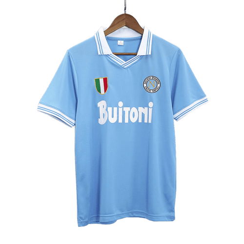 Retro 1986/87 Napoli Home Soccer Jersey