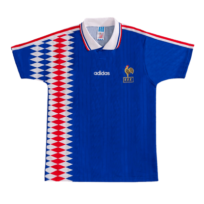 Retro 1994 France Home Soccer Jersey
