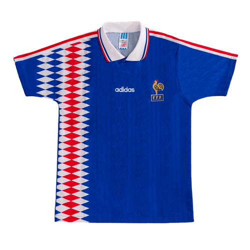 Retro 1994 France Home Soccer Jersey