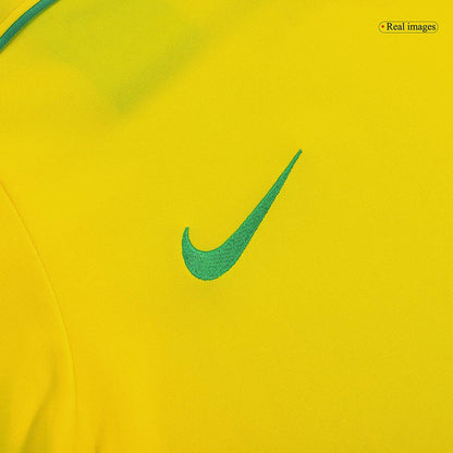 Retro 1998 Brazil Home Soccer Jersey