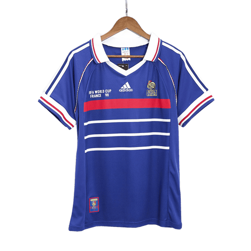 Retro 1998 France World Cup Home Soccer Jersey