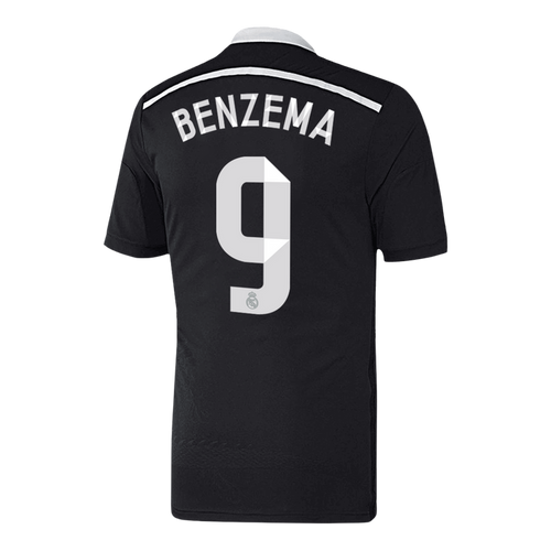 Retro Jersey BENZEMA #9 Real Madrid Retro Jersey Third Away Soccer Shirt 2014/15