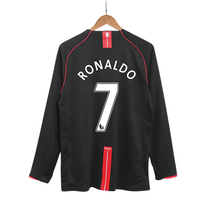 Retro Jersey RONALDO #7 Manchester United Retro Jersey Away Soccer Shirt 2007/08