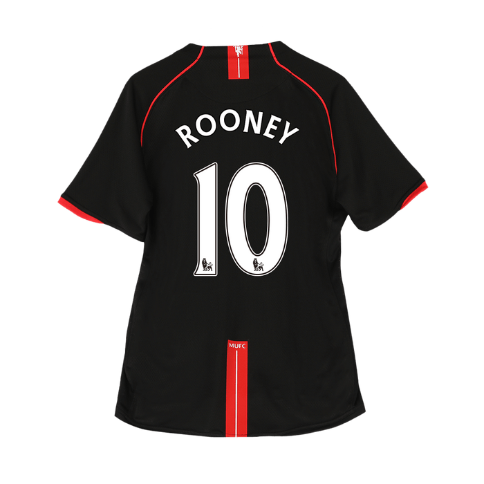 Retro Jersey ROONEY #10 Manchester United Retro Jersey Away Soccer Shirt 2007/08