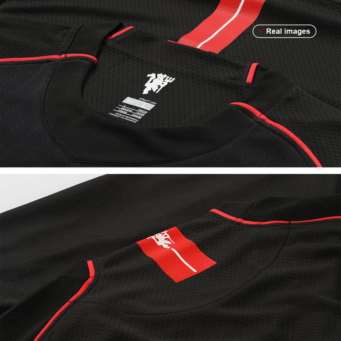 Retro Jersey ROONEY #10 Manchester United Retro Jersey Away Soccer Shirt 2007/08