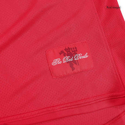 Retro Jersey SCHOLES #18 Manchester United Retro Jersey Home Soccer Shirt 2007/08
