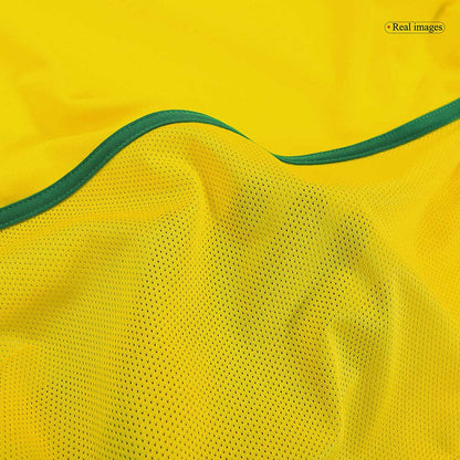 Retro RONALDINHO #11 2002/03 Brazil Home Soccer Jersey