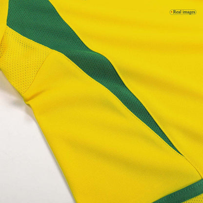 Retro RONALDINHO #11 2002/03 Brazil Home Soccer Jersey