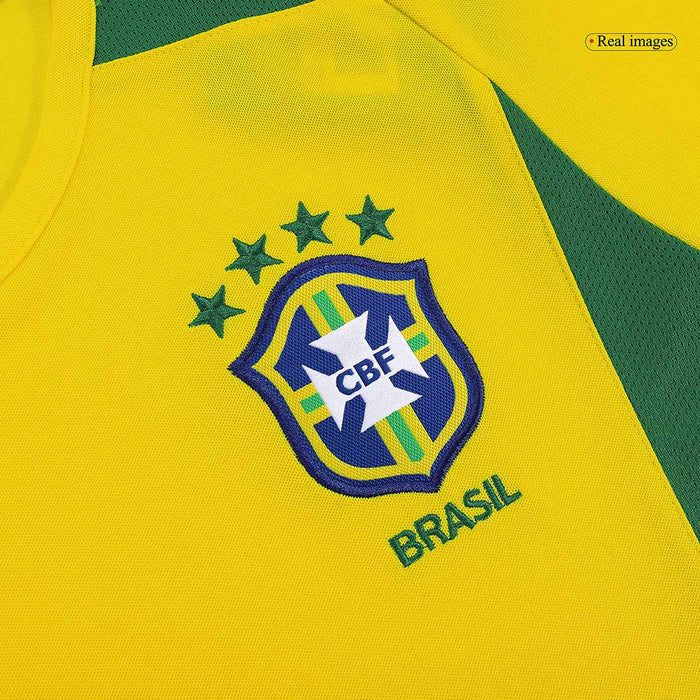 Retro RONALDINHO #11 2002/03 Brazil Home Soccer Jersey