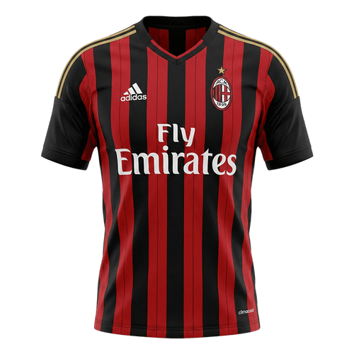 Retro Soccer Jersey AC Milan Home 2013/14