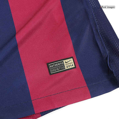 Retro Soccer Jersey Barcelona Home 2014/15