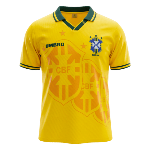 Retro Soccer Jersey Brazil Home 1994