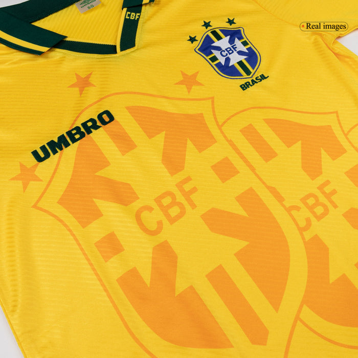 Retro Soccer Jersey Brazil Home 1994