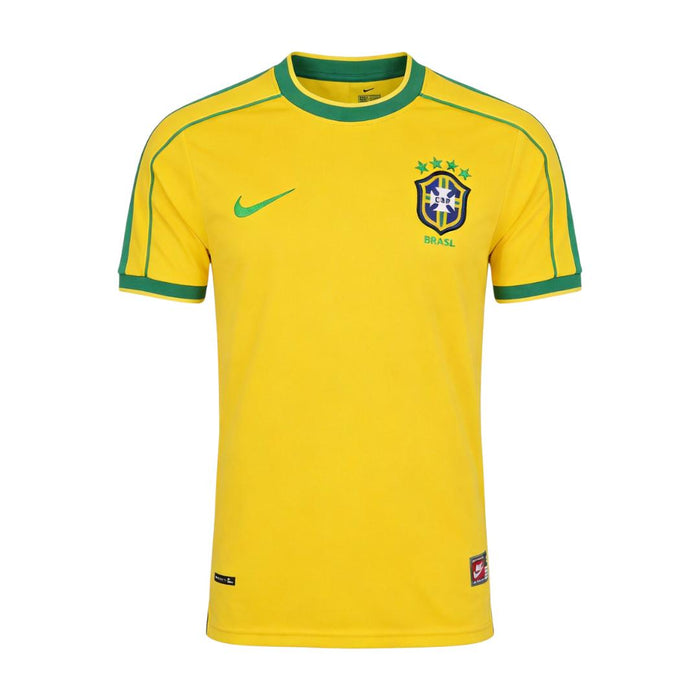 Retro Soccer Jersey Brazil Home 1998
