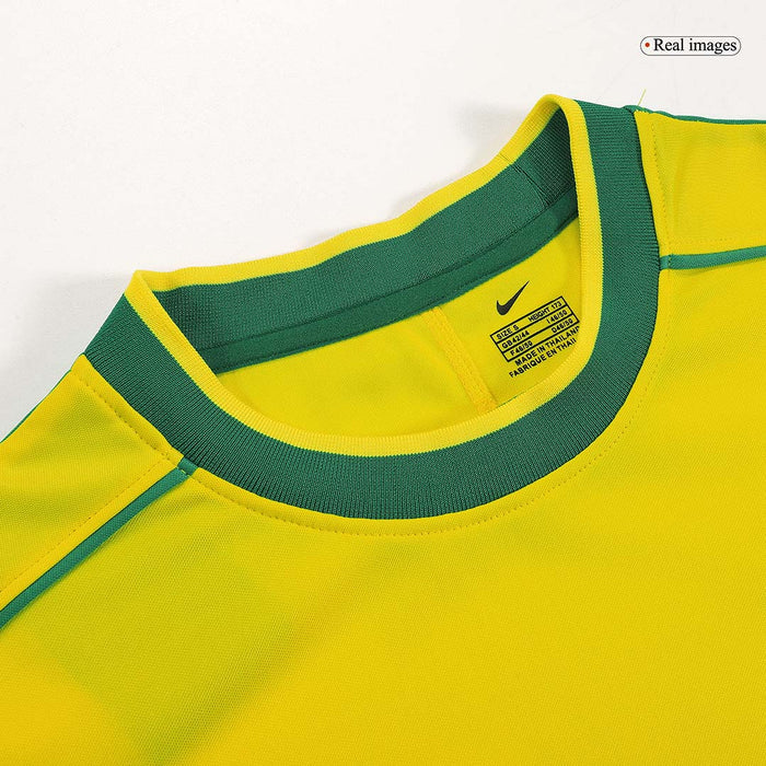 Retro Soccer Jersey Brazil Home 1998