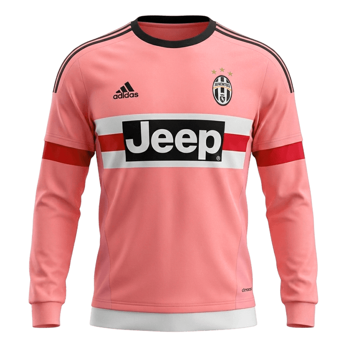 Retro Soccer Jersey Juventus Away Long Sleeve 2015/16