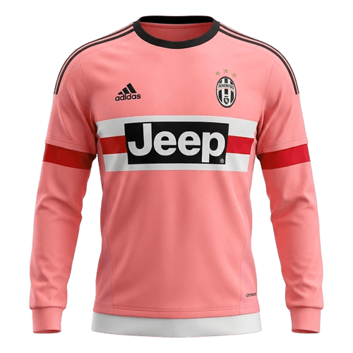 Retro Soccer Jersey Juventus Away Long Sleeve 2015/16