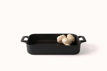 REVOL BLACK CERAMIC ROASTING DISH