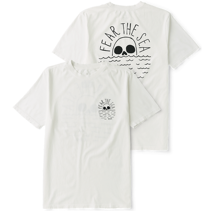 Roark Fear The Sea Premium T-Shirt White Pure Boardshop