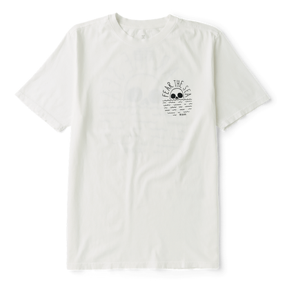 Roark Fear The Sea Premium T-Shirt White Pure Boardshop
