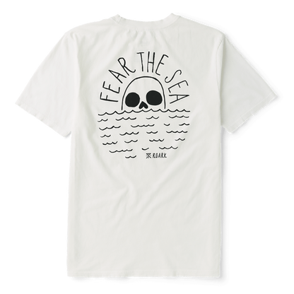Roark Fear The Sea Premium T-Shirt White Pure Boardshop