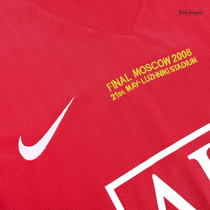ROONEY #10 Manchester United Retro Jersey Home Soccer Shirt 2007/08 - UCL Final