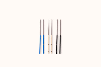 SABRE PARIS POLISHED STAINLESS STEEL IVORY  BISTROT CHOPSTICKS