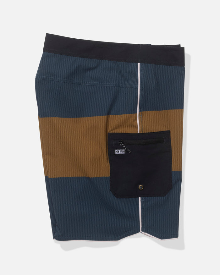 Session Blocked Boardshort - Midnight Navy