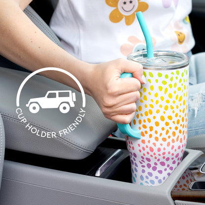 Shimmer Diamond White Mega Mug (40oz)