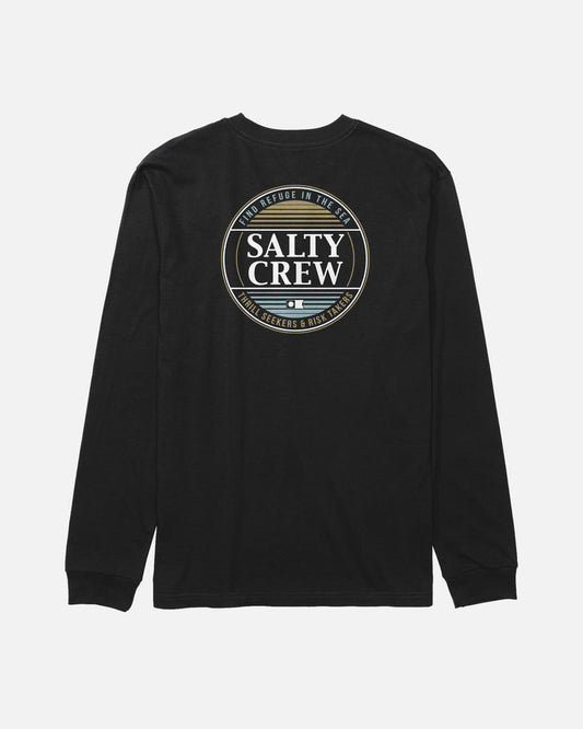 Simple Fade  Ls Tee Kids - Black