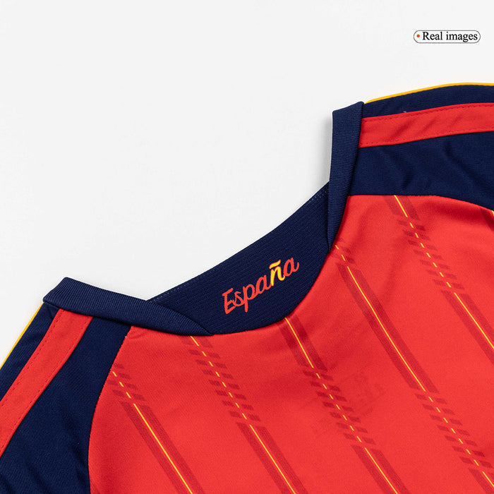 Spain Home World Cup Kids Soccer Jerseys Kit 2026