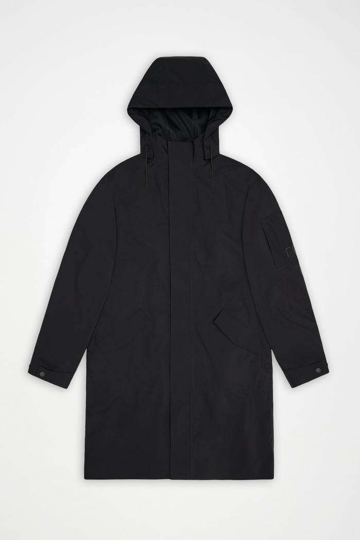 RAINS Suva Hardshell Coat Black Jacket