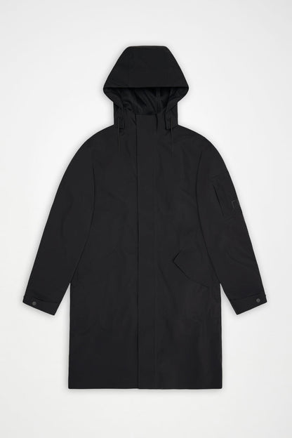 RAINS Suva Hardshell Coat Black Jacket