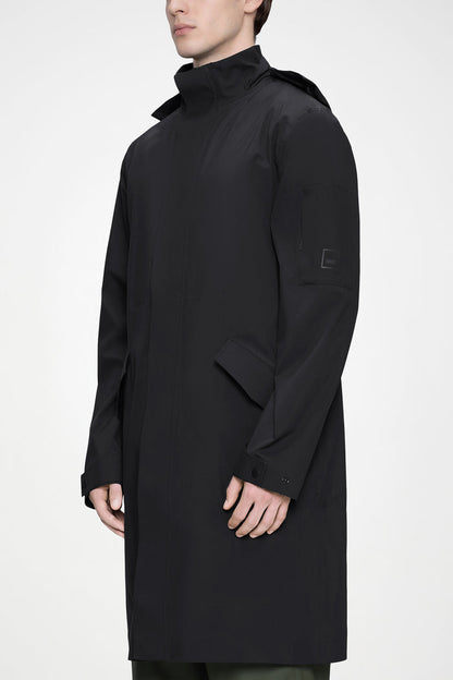 RAINS Suva Hardshell Coat Black Jacket