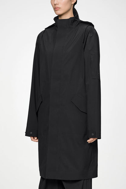 RAINS Suva Hardshell Coat Black Jacket